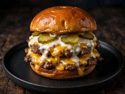 Double Cheese Smash Burger